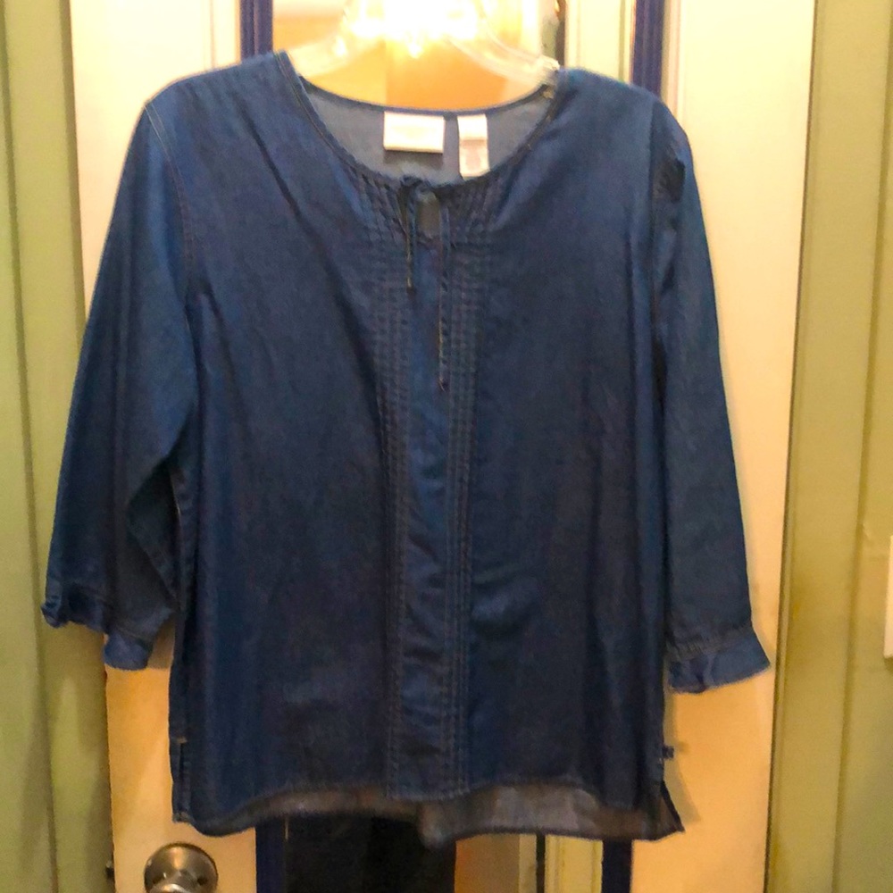 Denim Liz top